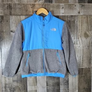 The North Face Denali Blue Black Fleece Full Zip Jacket